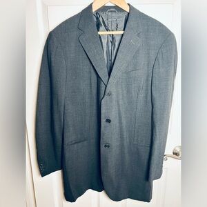 Giorgio Armani Men’s Charcoal Wool Blazer Sport Coat Size 38 Made in Italy